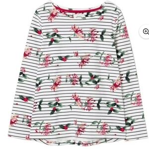 Joules Women's Harbour Print Long Sleeve Jersey Top Nwot 6